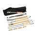Hochwertiges Grillbesteck FRIED,holz, schwarz