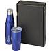 Hugo Kupfer-Vakuum isoliertee Flasche 650 ml und Becher 470 ml Geschenkset, blau Hugo Kupfer-Vakuum isoliertee Flasche 650 ml und Becher 470 ml Geschenkset, blau