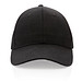 Impact 6 Panel Kappe aus 280gr rCotton mit AWARE Tracer, schwarz