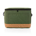 Impact AWARE™ XL RPET Two-Tone Kühltasche mit Korkdetail, grün
