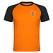 Indianapolis Sport T-Shirt für Kinder, Fluor Orange / schwarz, 16