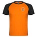 Indianapolis Sport T-Shirt für Kinder, Fluor Orange / schwarz, 8