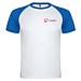 Indianapolis Sport T-Shirt für Kinder, weiß / royalblau, 8