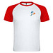 Indianapolis Sport T-Shirt für Kinder, weiß / rot, 8