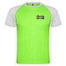 Indianapolis T-Shirt Unisex aus recyceltem Material, Fluor Green / schwarz, M