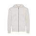 Iqoniq Abisko Zip-Kapuzenpullover aus recycelter Baumwolle, natural raw, L