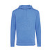 Iqoniq Torres ungefärbter Hoodie aus recycelter Baumwolle, heather blue, XXL