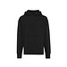 Iqoniq Yoho Relax-Hoodie aus recycelter Baumwolle, schwarz, L