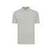 Iqoniq Yosemite Piqué-Poloshirt aus recycelter Baumwolle, ungefärbtes Grau, S