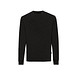 Iqoniq Zion Rundhals-Sweater aus recycelter Baumwolle, schwarz, XXS