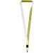 Isla 1-Meter-Lanyard mit Sublimation mit Sicherheitsverschluss, gelb