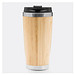 Isolierbecher TAKE BAMBOO,braun, schwarz, silber