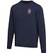 Jasper 280 g/m² Pullover mit Rundhalsausschnitt aus recycelter Bio Baumwolle (OCS), unisex, navy, 3XS