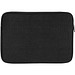 Joey 14 Zoll Laptophülle aus GRS recyceltem Canvas 2 L, schwarz