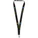 Julian Bambus Lanyard mit Sicherheitsclip, schwarz Julian Bambus Lanyard mit Sicherheitsclip, schwarz