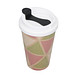 Kaffeebecher PremiumPlus, 350 ml, standard-rot/schwarz Kaffeebecher PremiumPlus, 350 ml, standard-rot/schwarz