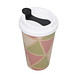 Kaffeebecher "PremiumPlus", standard-rot/schwarz Kaffeebecher "PremiumPlus", standard-rot/schwarz