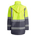 Kombinierter, gesteppter Parka Merak mit High Visibility, XXL, bleigrau/fluor yellow
