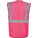 Korntex® Comfort Warnweste Hamburg, Multifunktional, M, Neonpink