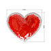 Kühl-/Wärmekissen Bead, Herz, rot