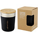 Lagan 300 ml Kupfer-Vakuum Isolierbecher mit Bambusdeckel, schwarz