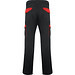 Lange Hose Trooper in Farbkombination, 48, schwarz/rot