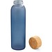 LILLARD GLASS. Trinkflasche aus Mattglas 500ml, Königsblau
