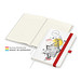 Geiger-Notes Match-Book Creme Bestseller Notizbuch A4 Natura, inkl. Druck, rot
