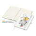 Geiger-Notes Match-Book Creme Bestseller Notizbuch Natura A4, inkl. Druck, weiß