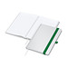 geiger notes Notizbuch Match-Book White A5 Bestseller, gloss, grün geiger notes Notizbuch Match-Book White A5 Bestseller, gloss, grün
