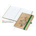 Geiger-Notes Match-Book White Bestseller Notizbuch A4 Natura braun, inkl. Druck, grün