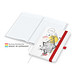 Geiger-Notes Match-Book White Bestseller Notizbuch A5 Natura, inkl. Druck, rot
