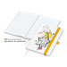 Geiger-Notes Match-Book White Bestseller Notizbuch A5 Natura, inkl. Druck, gelb