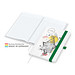 Geiger-Notes Match-Book White Bestseller Notizbuch A5 Natura, inkl. Druck, grün