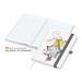Geiger-Notes Match-Book White Bestseller Notizbuch A5 Natura, inkl. Druck, silbergrau