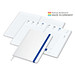 Geiger-Notes Match-Hybrid A4 Bestseller, gloss, inkl. Digitaldruck, Band mittelblau