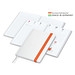 Geiger-Notes Match-Hybrid A5 Bestseller, gloss, inkl. Digitaldruck, Band orange