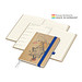 Geiger-Notes Match-Hybrid Creme Bestseller Notizbuch, Natura braun, inkl. Druck, mittelblau