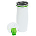 Metall-Isolierbecher Smooth, 400 ml, weiß/grün
