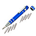 Metall-Tool, Bit-Set Blau/Metallic