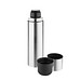 METMAXX® Thermoskanne Two Cup, 750 ml, silber