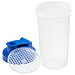 Shaker Protein, 0,6 l, standard-blau PP/transparent