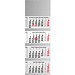 geiger notes Monatskalender Quadro 4 Post Bestseller, hellgrau geiger notes Monatskalender Quadro 4 Post Bestseller, hellgrau