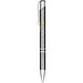 Moneta Druckkugelschreiber aus eloxiertem Aluminium, schwarze Mine, grau Moneta Druckkugelschreiber aus eloxiertem Aluminium, schwarze Mine, grau