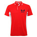 Montmelo Sport Poloshirt Unisex, rot / weiß, L