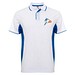 Montmelo Sport Poloshirt Unisex, weiß / royalblau, 2XL
