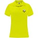 Monzha Sport Poloshirt für Damen, Fluor Yellow, XL