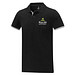 Morgan Polo für Herren, zweifarbig, schwarz, M