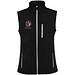 Nevada Softshellbodywarmer Unisex, schwarz, M