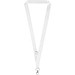 Neve Sublimation Lanyard für mit Loop, weiss, 20mm